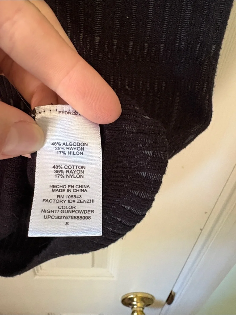Elie Tahari Black Open-Knit Pencil Skirt